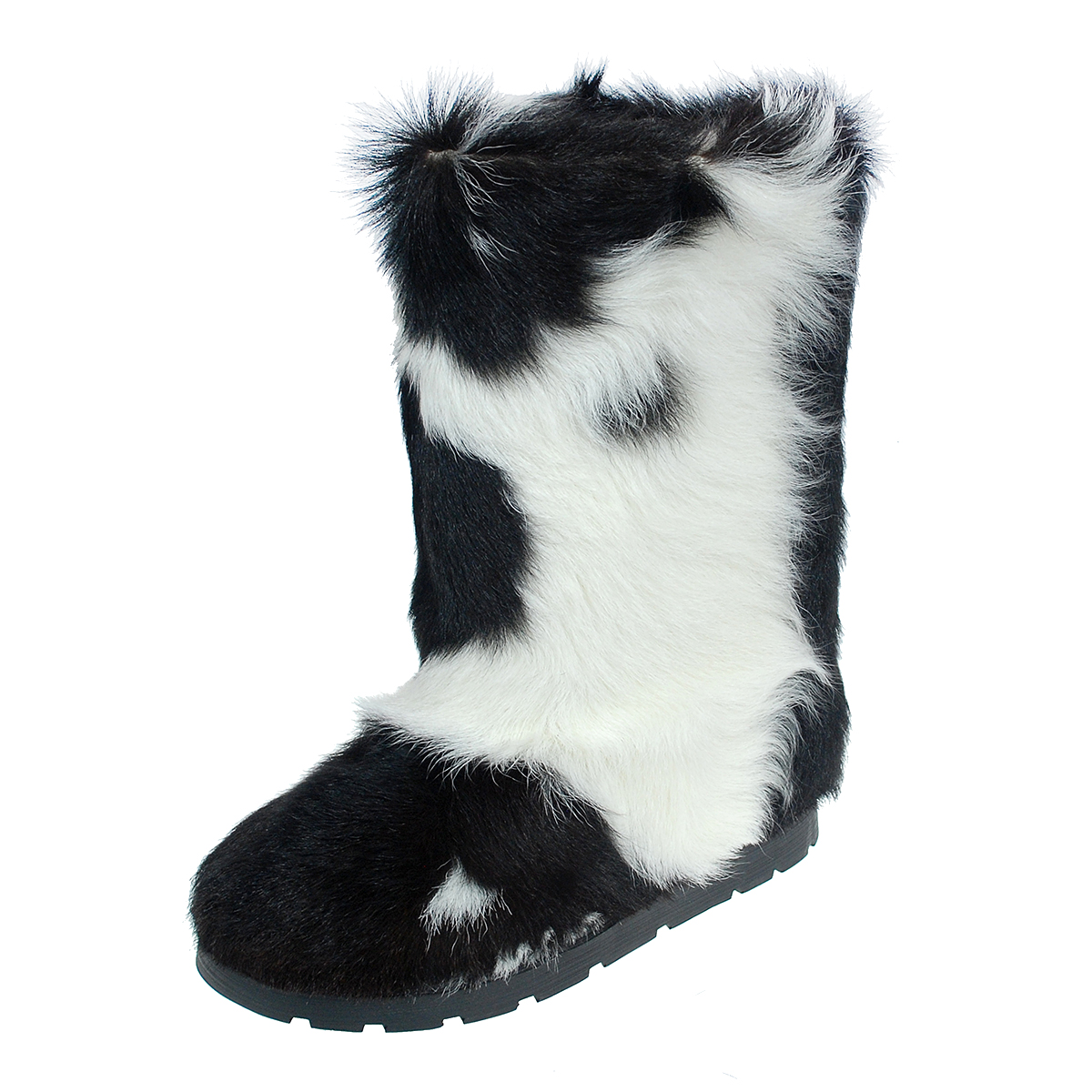 Dominica High Fur Shoes (Mountain Goatling Fur)