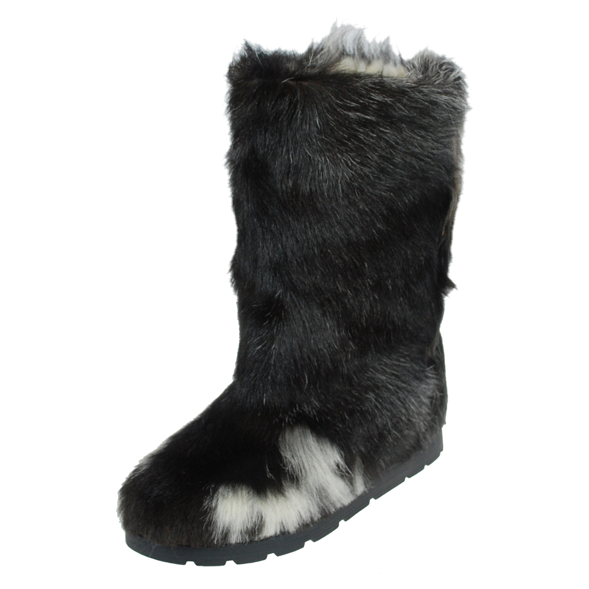 Dominica High Fur Shoes (Mountain Goatling Fur)