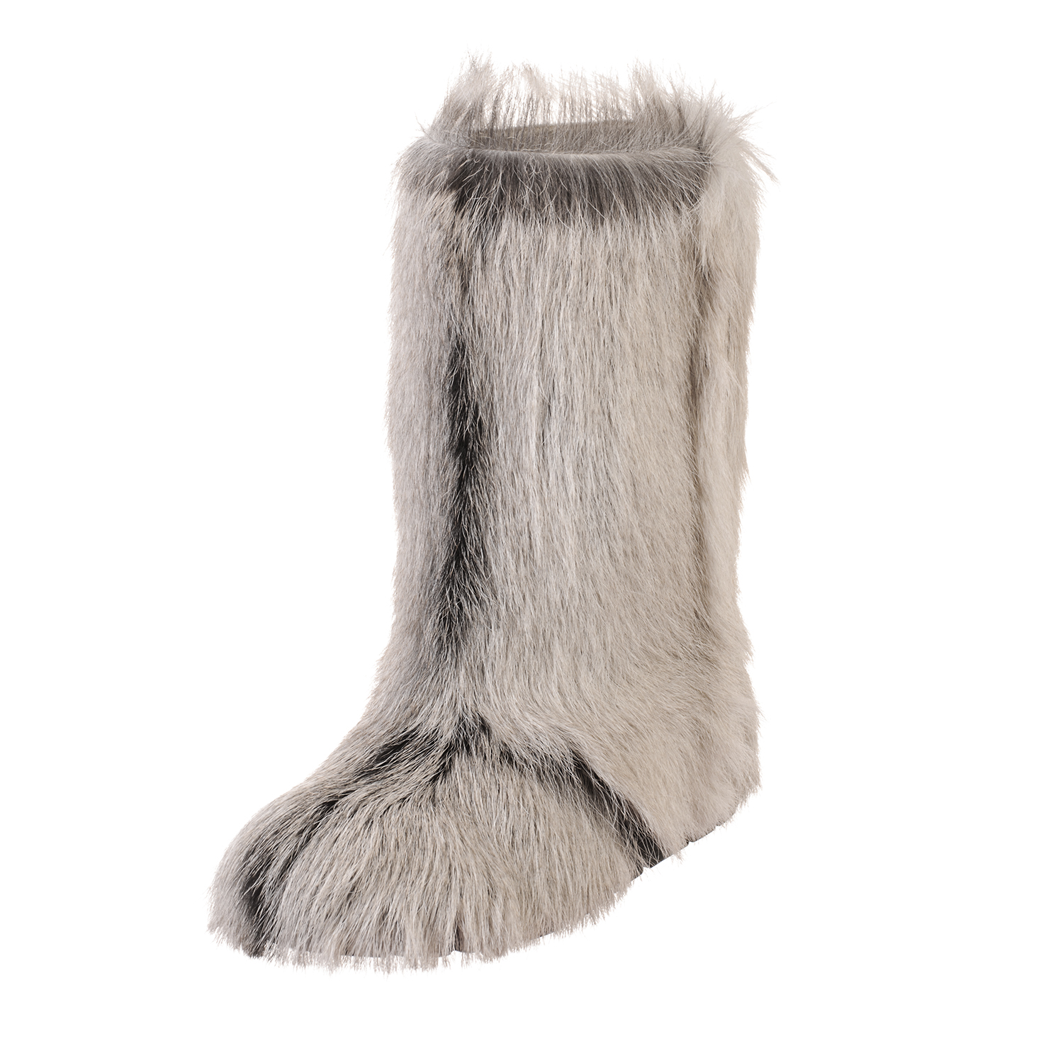 Dominica High Fur Shoes (Mountain Goatling Fur)