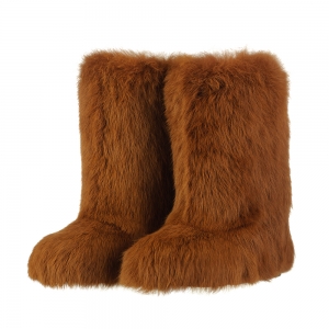 Keri унты из кролика цвета ''Camel''