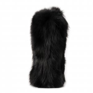 Roxy High Fur Black shoes (Fox Fur)
