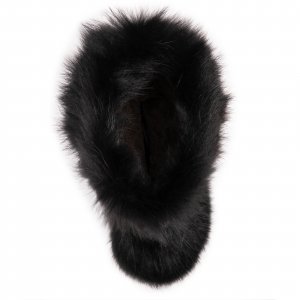 Roxy High Fur Black shoes (Fox Fur)