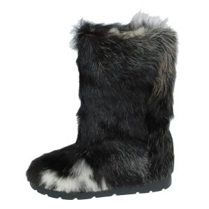 Dominica High Fur Shoes (Mountain Goatling Fur)