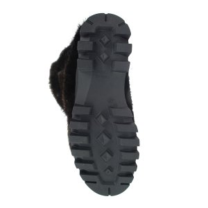 Thor Wedge High Fur Yeti Boots Beaver Brown Fur 