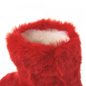 Keri Ruby High Fur Shoes (Rabbit Fur)