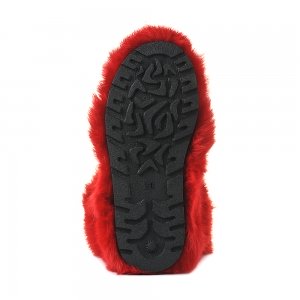 Keri Ruby High Fur Shoes (Rabbit Fur)