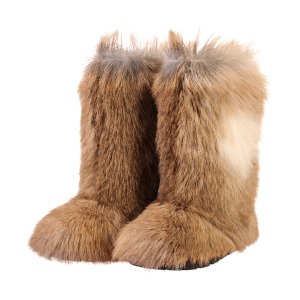 Dana High Fur Shoes (Mountain Goat Fur)